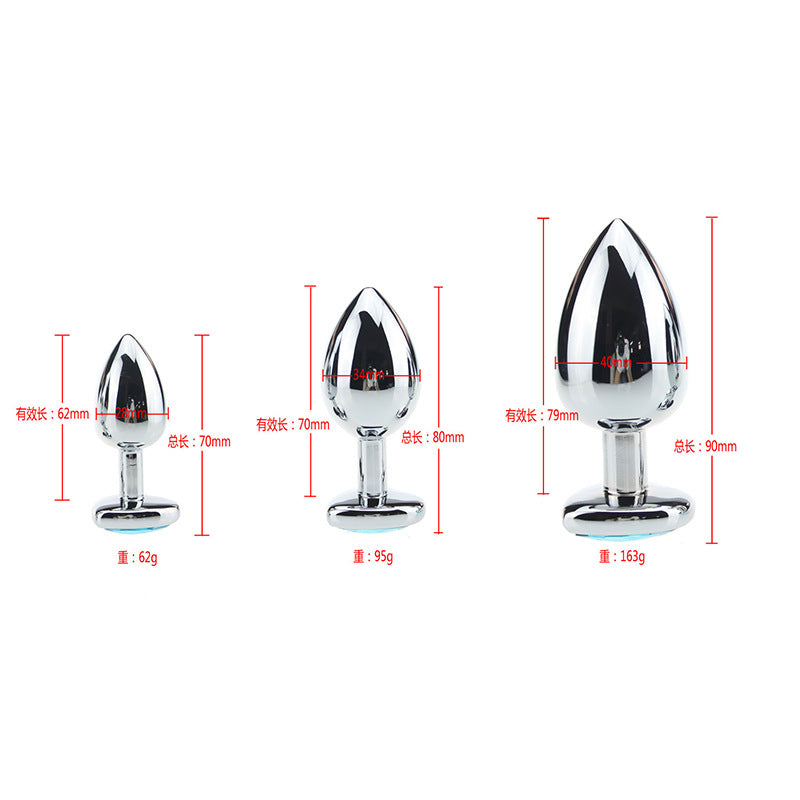 ❤Heart-Shaped Diamonds Anal Plug set