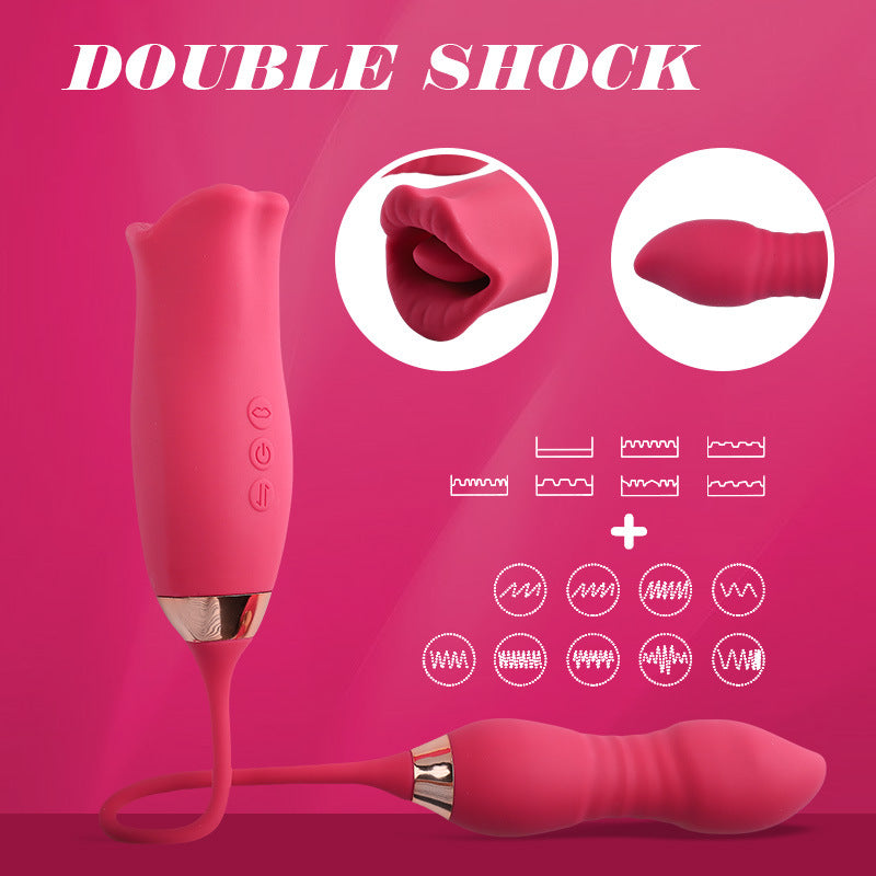 👄Mouth Licking Vibrator with  Telescopic