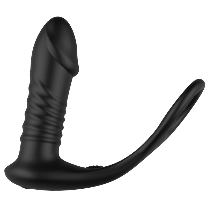 💪Single Ring Remote Control Telescopic Prostate Massage Vibrator