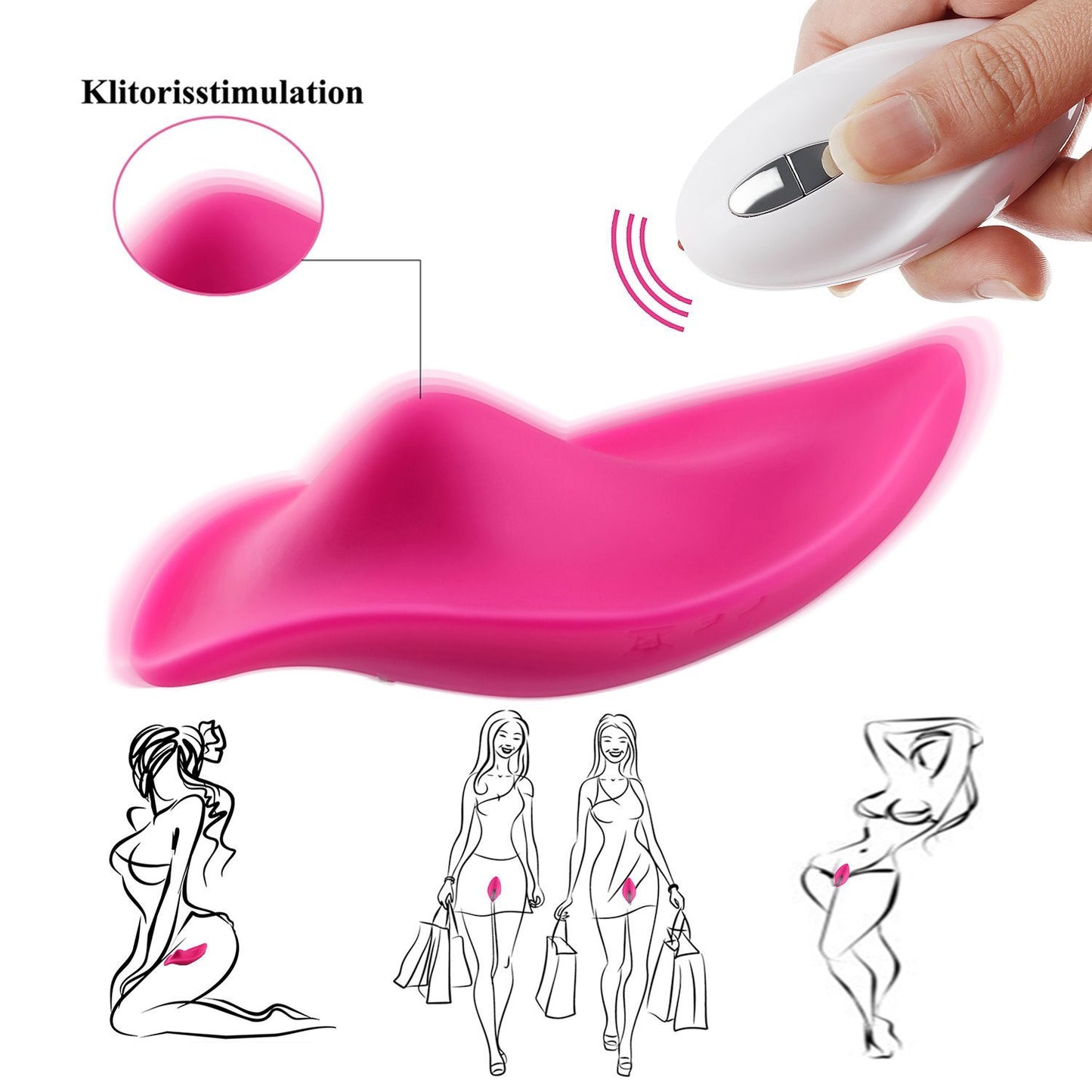 💕Remote Control Panty Wearable Vibrator for couples