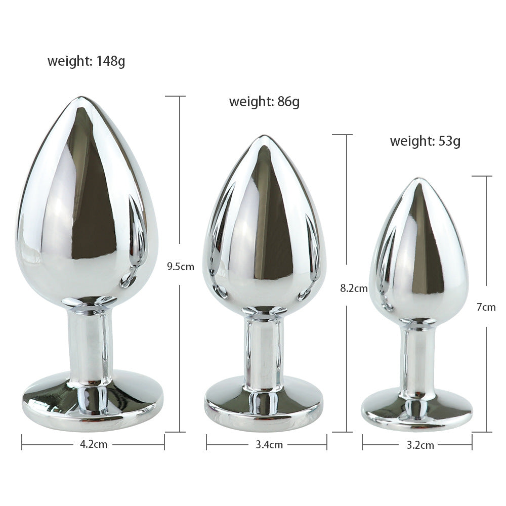 💎Metal Diamond Anal Plug set for adulttoy