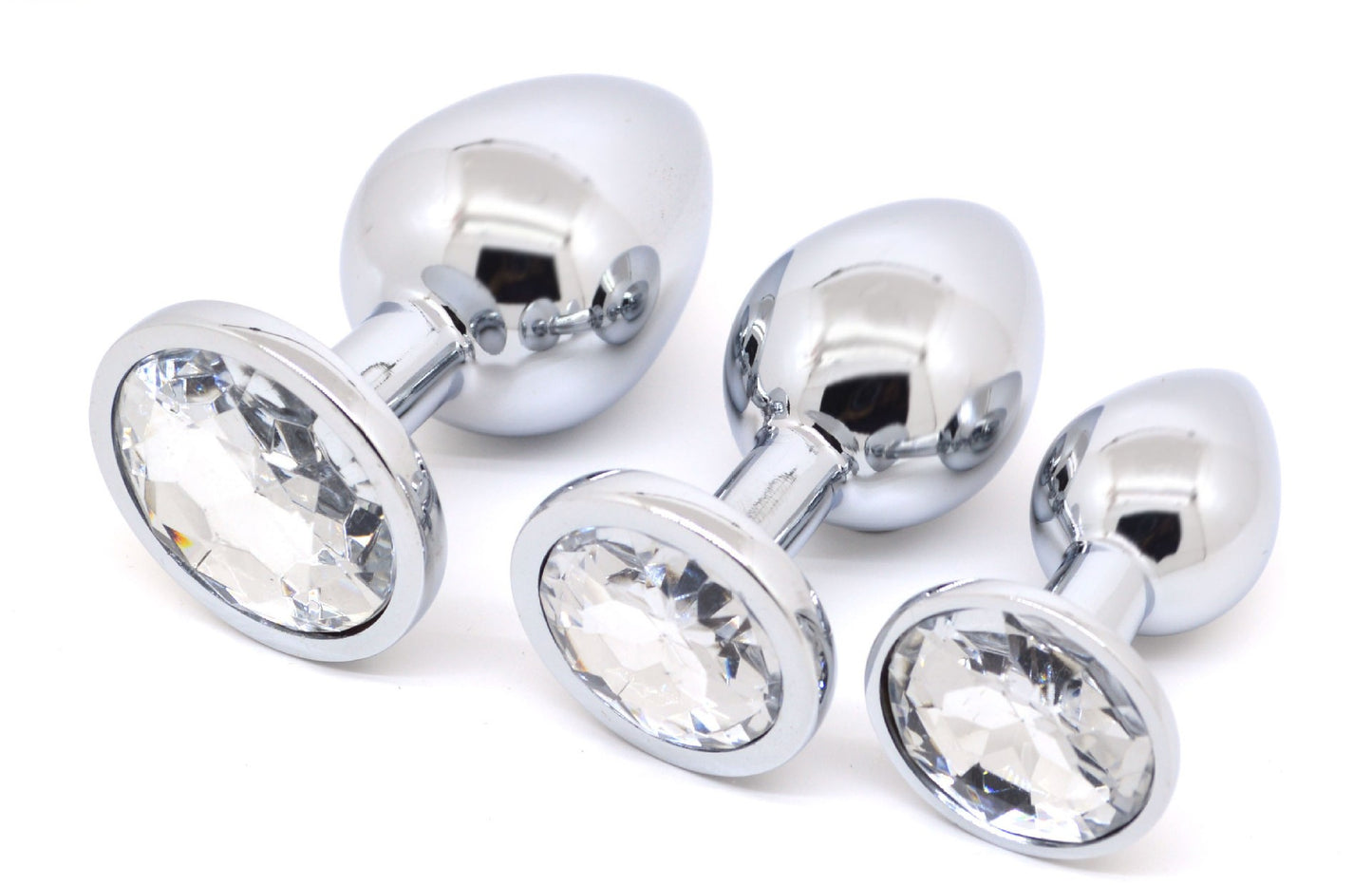 💎Metal Diamond Anal Plug set for adulttoy