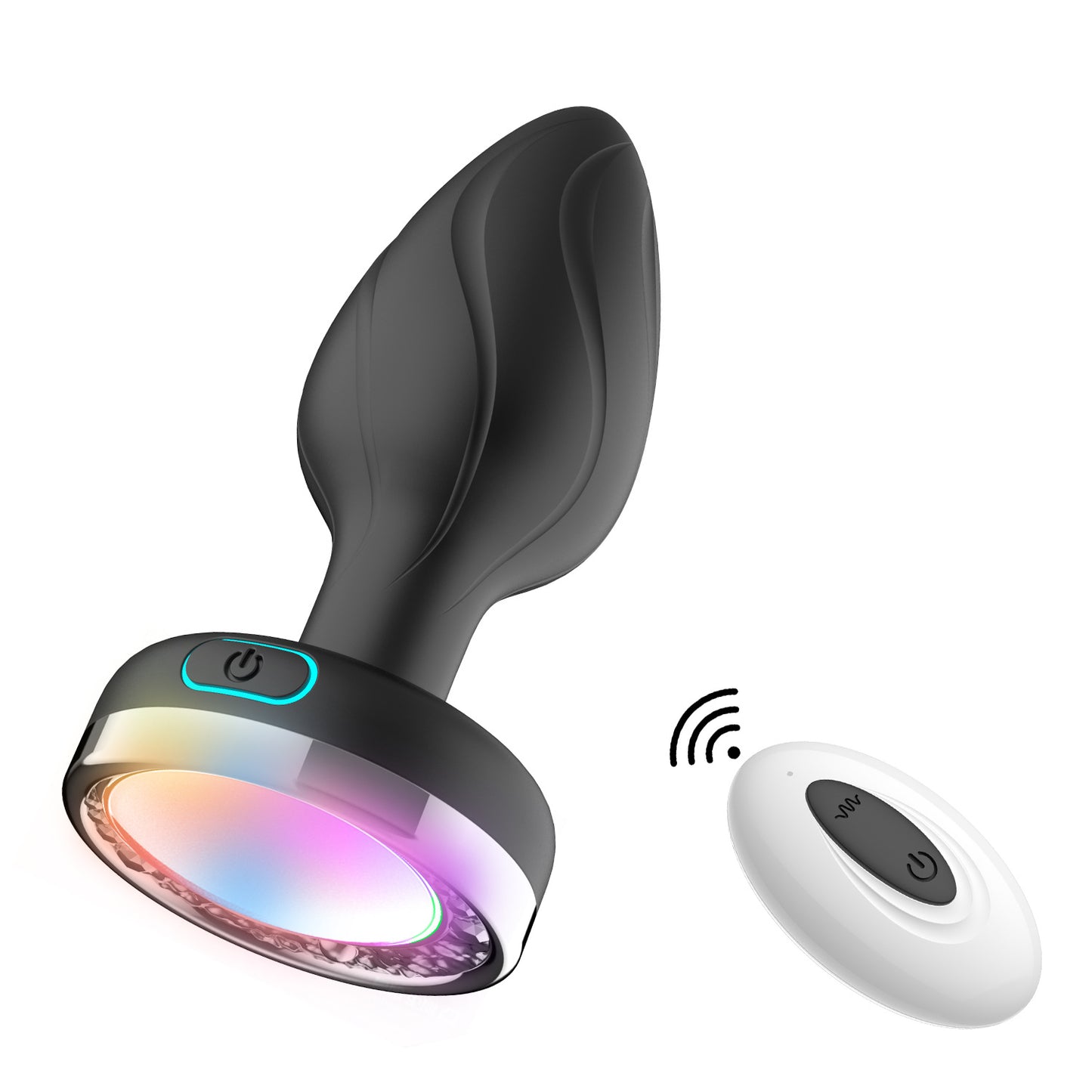 🧼Color Changing Anal Remote Control LED  Light Up Butt Plug