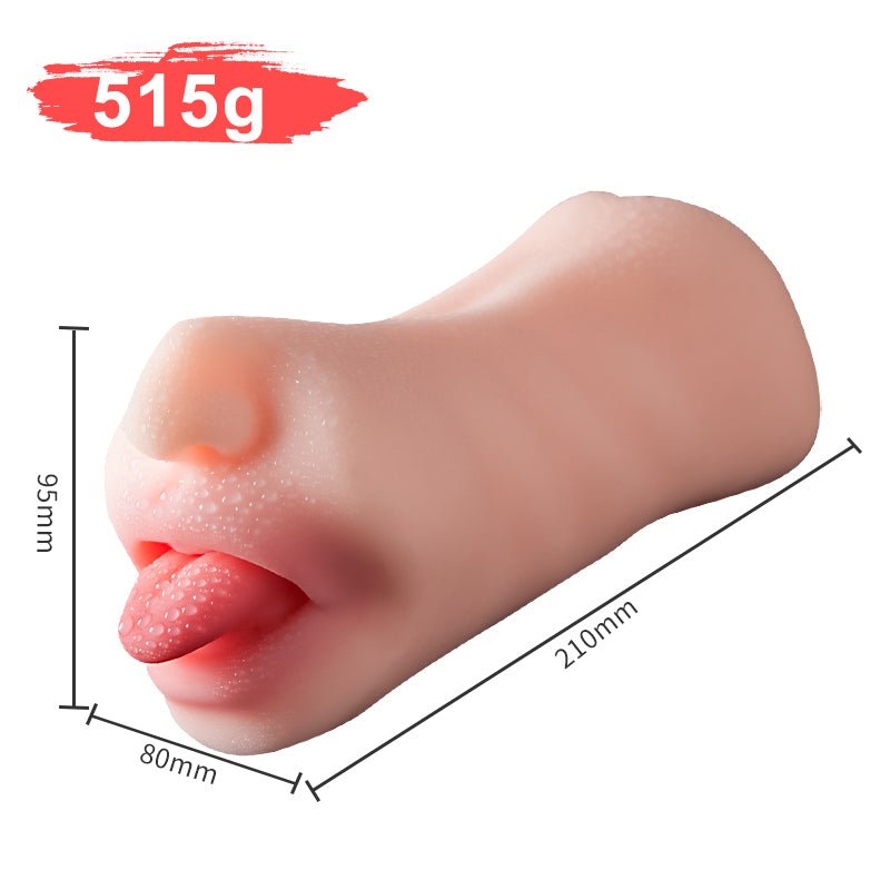 😛3 in 1 TPR Tougue Male Masculturbation Doll Realistic Male Real Pussy Pocket Saxophone Doll - Kovidashop