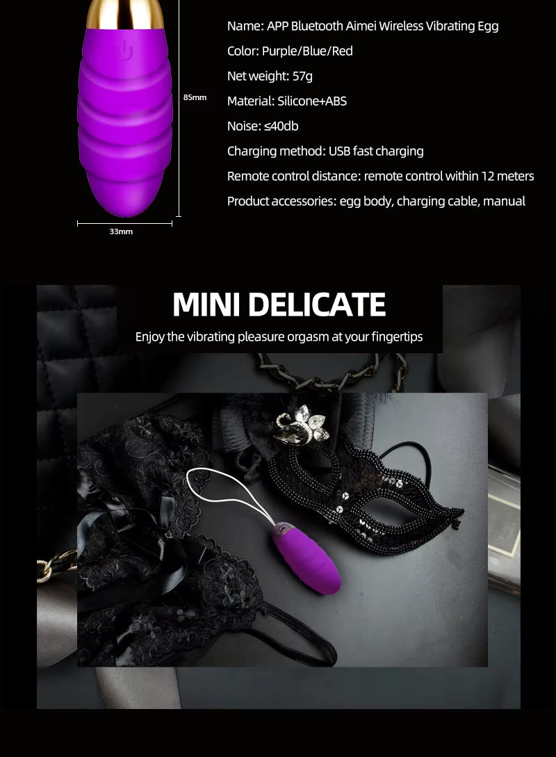 🥚APP control Love egg vibrator for female women sex toy