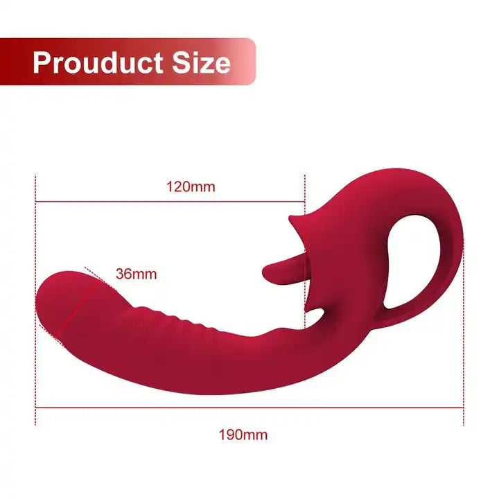 🦢Swan 2 in 1Licking vibrator sex toy