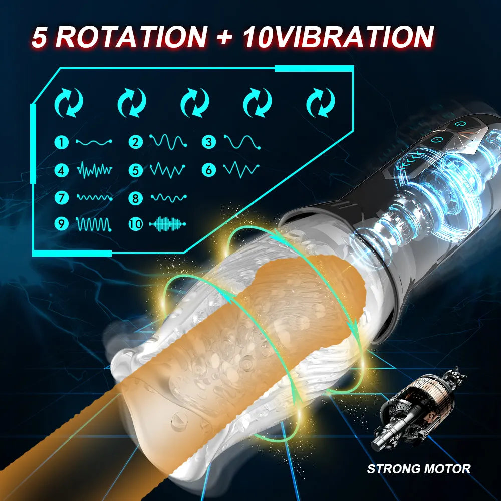 🌌Hands-Free Electric Massage Stimulator Male Masturbation Cup