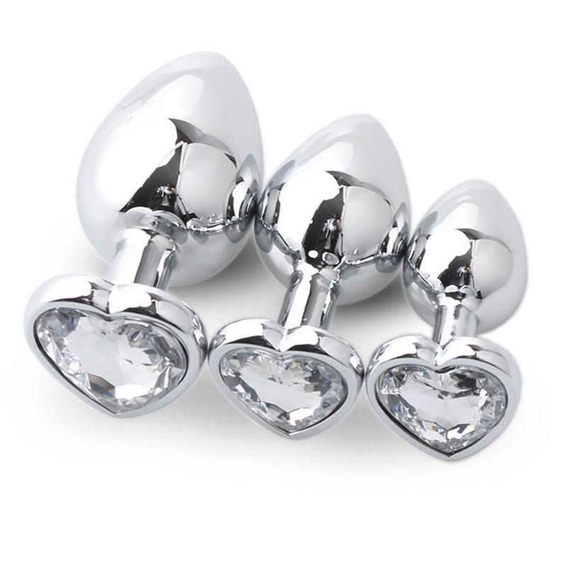 ❤Heart-Shaped Diamonds Anal Plug set