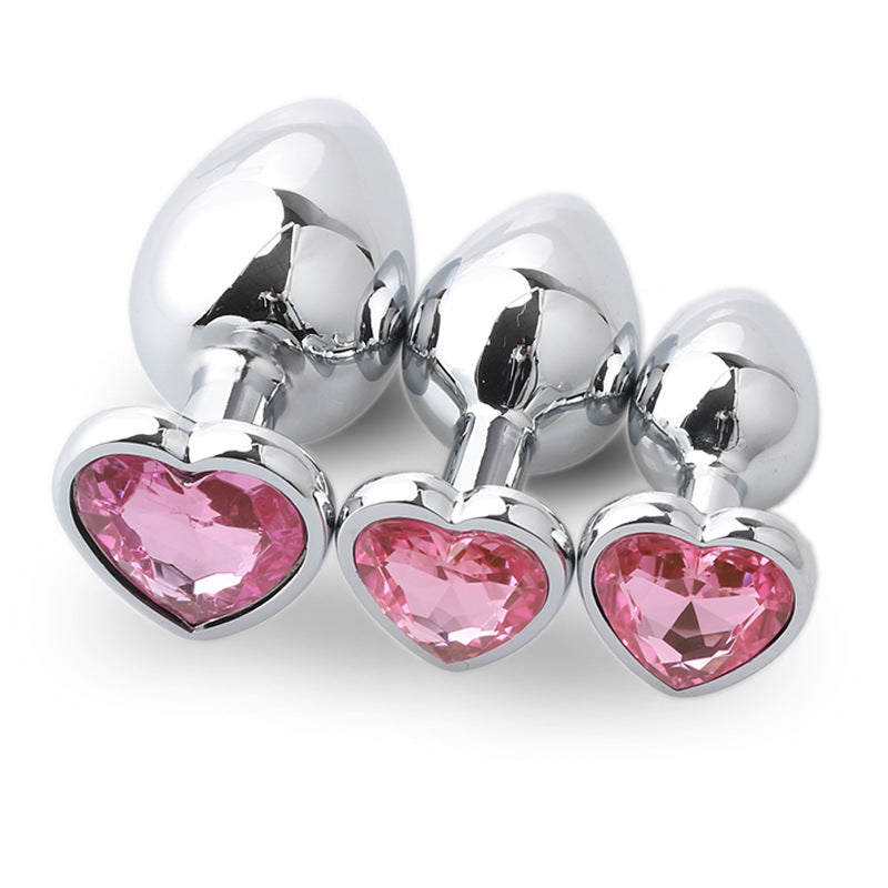 ❤Heart-Shaped Diamonds Anal Plug set