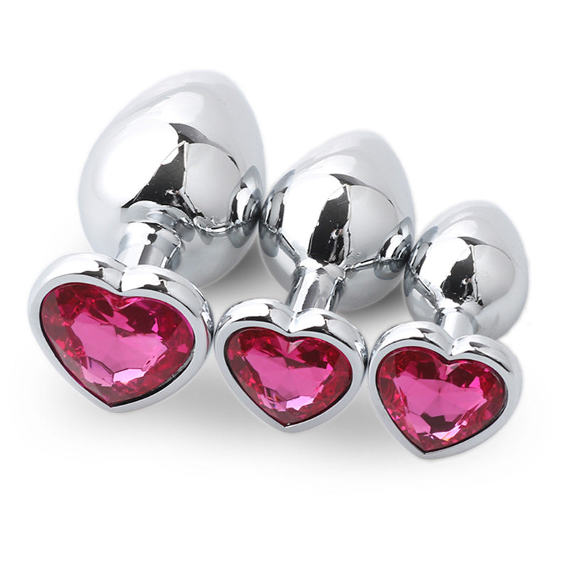 ❤Heart-Shaped Diamonds Anal Plug set