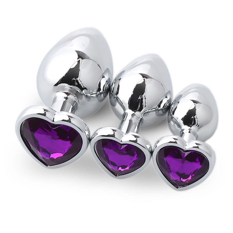 ❤Heart-Shaped Diamonds Anal Plug set