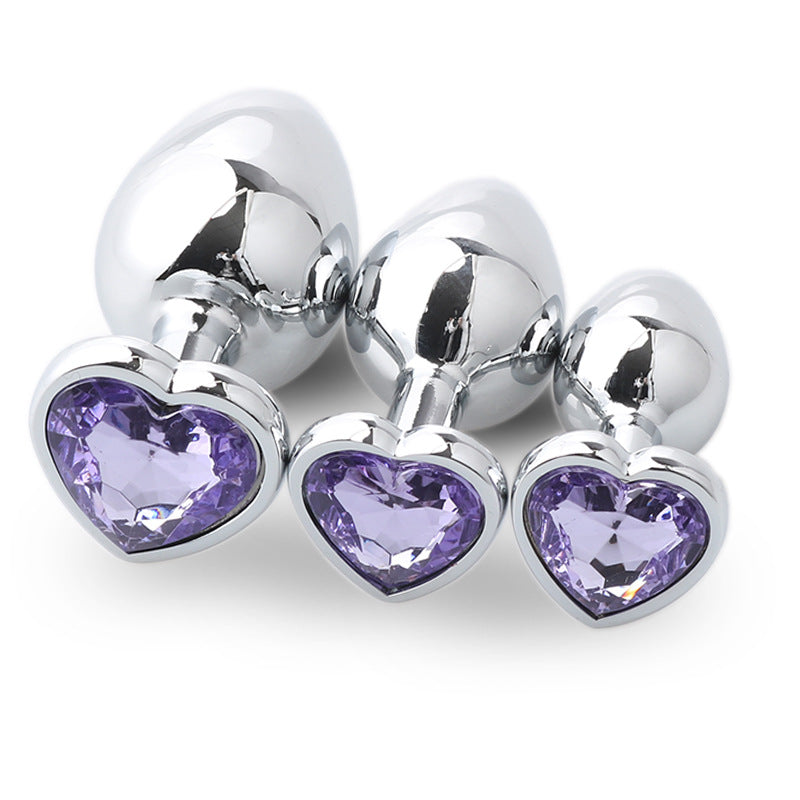 ❤Heart-Shaped Diamonds Anal Plug set