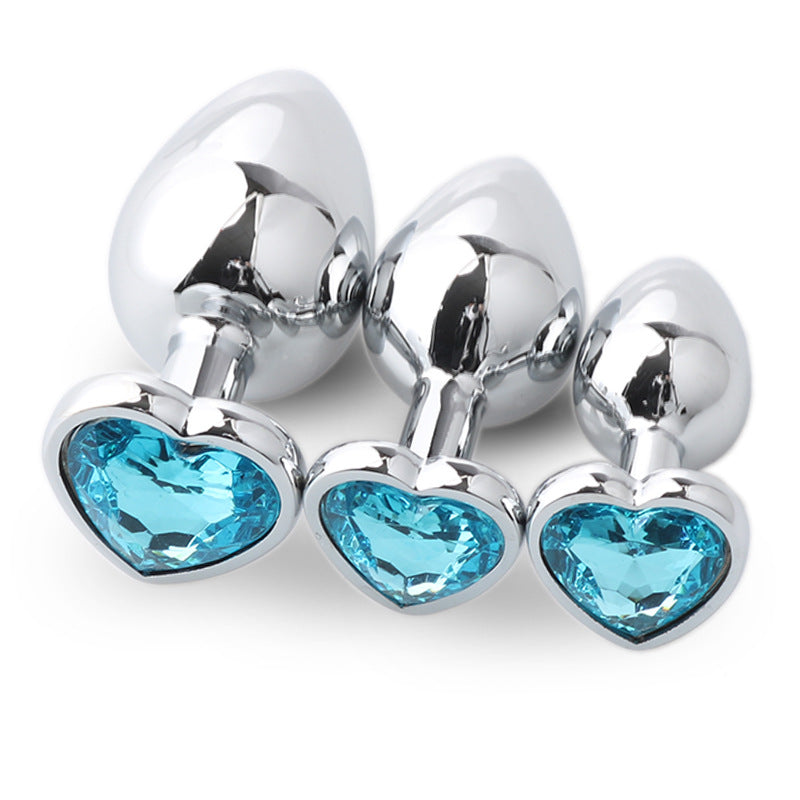 ❤Heart-Shaped Diamonds Anal Plug set