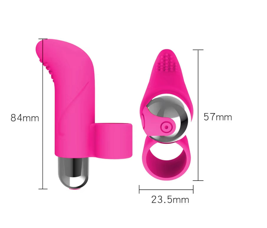 🤏Finger Silicone Vibrator G-spot Male Toy for women