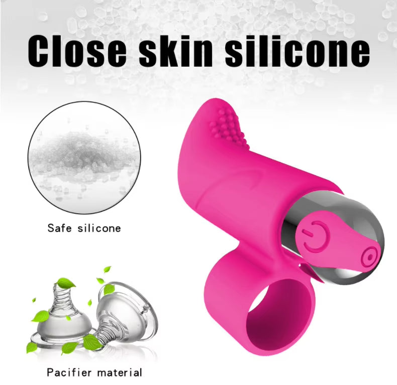 🤏Finger Silicone Vibrator G-spot Male Toy for women